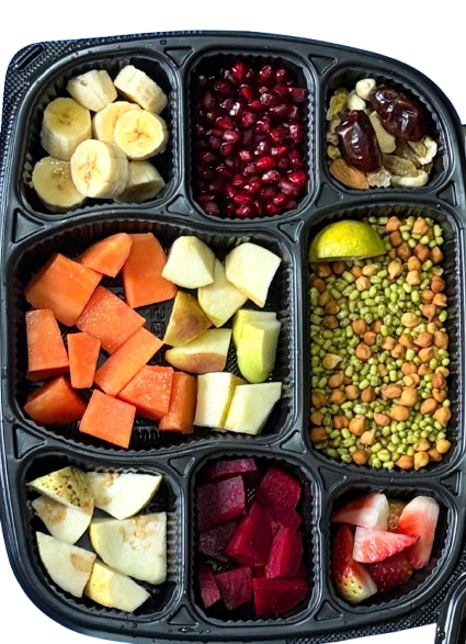 ₹110 Premium fruits sprouts and dry fruits box